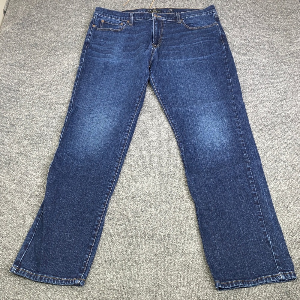 Lucky Brand 363 Straight Leg Jeans Mens 38x32 Dark Wash Denim